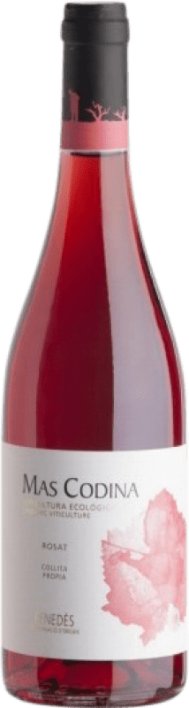 5,95 € Envio grátis | Vinho Rosé Mas Codina D.O. Penedès Catalunha Espanha Merlot, Cabernet Sauvignon Garrafa 75 cl