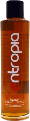 17,95 € Free Shipping | Pomace Brandy Nor-Iberica de Bebidas Ginseng Entropia Galicia Spain Bottle 70 cl