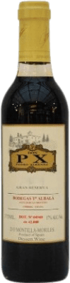 18,95 € Free Shipping | Sweet Wine Toro Albalá Don PX Grand Reserve — Long Barrel-Aged D.O. Montilla-Moriles Spain Pedro Ximénez Half Bottle 37 cl