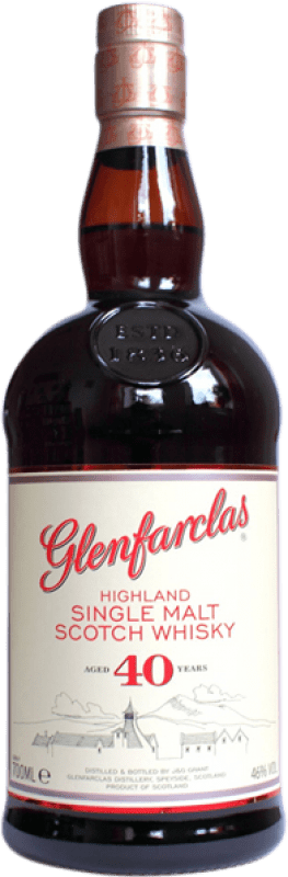 1 648,95 € Spedizione Gratuita | Whisky Single Malt Glenfarclas Scozia Regno Unito 40 Anni Bottiglia 70 cl