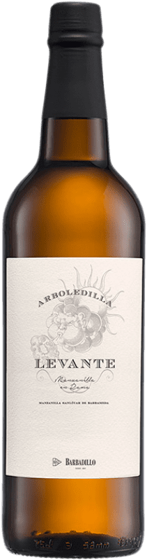 15,95 € Spedizione Gratuita | Vino Liquoroso Barbadillo Arboledilla Levante D.O. Manzanilla-Sanlúcar de Barrameda Andalusia Spagna Palomino Fino Bottiglia 75 cl