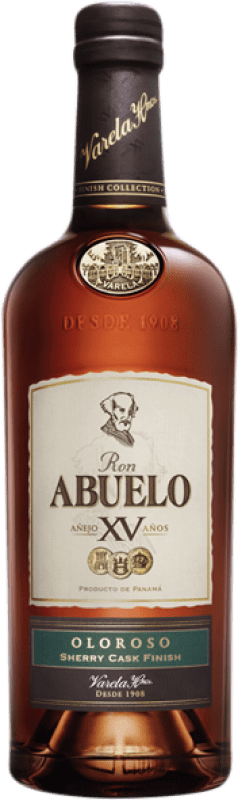95,95 € Envío gratis | Ron Abuelo Oloroso Panamá Botella 70 cl