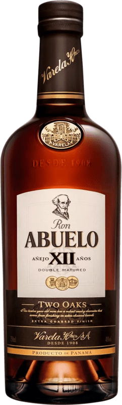 78,95 € 送料無料 | ラム Abuelo XII Two Oaks Double Cask — ダブルカスク パナマ 12 年 70 cl