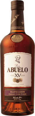 86,95 € 免费送货 | 朗姆酒 Abuelo XV Napoleón Cognac Cask Finish 巴拿马 15 岁 瓶子 70 cl