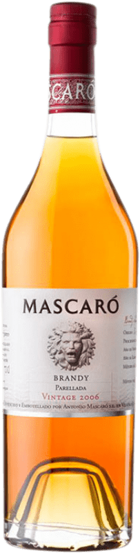 53,95 € Envío gratis | Brandy Mascaró Vintage Cataluña España Botella 70 cl