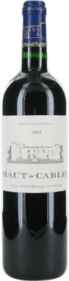 31,95 € Envío gratis | Vino tinto Château Haut-Carles A.O.C. Fronsac Francia Merlot, Cabernet Franc, Malbec Botella 75 cl