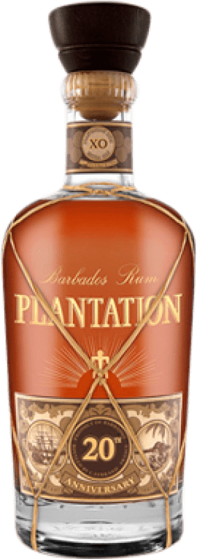 57,95 € 免费送货 | 朗姆酒 Plantation Rum 20th Anniversary XO 巴巴多斯 瓶子 70 cl