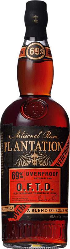 48,95 € 送料無料 | ラム Plantation Rum Trinidad O.F.T.D. 69º オリジナル, Dark — ダーク, Overproof — オーバープルーフ XA Extra Añejo — エクストラ アニェホ バルバドス 70 cl