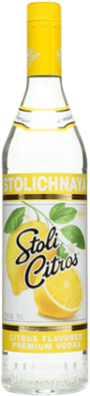17,95 € Envío gratis | Vodka Stolichnaya Citros Rusia 70 cl Citron — Limón