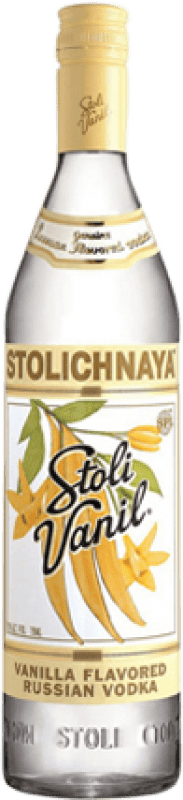 15,95 € Kostenloser Versand | Wodka Stolichnaya Vanil Russland Flasche 70 cl