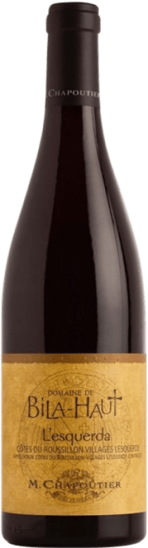 25,95 € Бесплатная доставка | Красное вино Michel Chapoutier Domaine Bila-Haut l'Esquerda Руссильон Франция Syrah — Сира, Garnacha — Гренаш, Cariñena — Кариньян Бутылка 75 cl