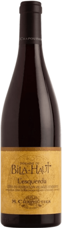 26,95 € 免费送货 | 红酒 Michel Chapoutier Bila-Haut l'Esquerda 鲁西永 法国 Syrah, Grenache Tintorera, Carignan 瓶子 75 cl
