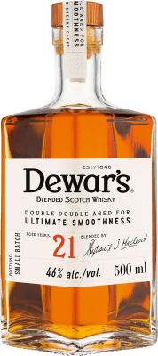 81,95 € 免费送货 | 威士忌混合 Dewar's 预订 苏格兰 英国 21 岁 瓶子 Medium 50 cl
