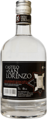 10,95 € Kostenloser Versand | Marc Pazo Valdomiño Aguardiente de Orujo Castelo San Lorenzo Galizien Spanien Flasche 70 cl