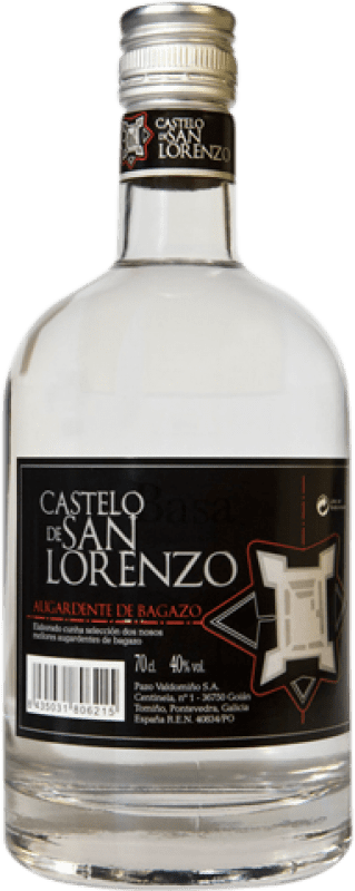 11,95 € Envio grátis | Aguardente Orujo Pazo Valdomiño Castelo San Lorenzo Galiza Espanha Garrafa 70 cl