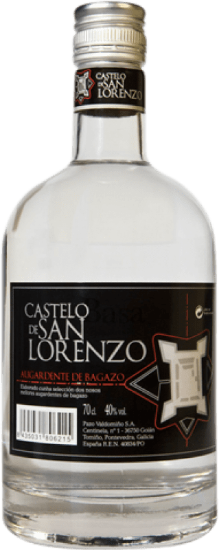 11,95 € 免费送货 | 西班牙渣酿白兰地 Orujo Pazo Valdomiño Castelo San Lorenzo 加利西亚 西班牙 70 cl
