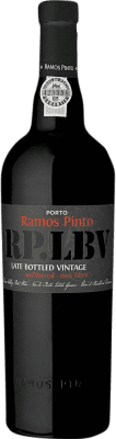 29,95 € Kostenloser Versand | Süßer Wein Ramos Pinto LBV Port Unfiltered Portugal Sousón, Touriga Nacional, Tinta Roriz, Tinta Barroca Flasche 75 cl