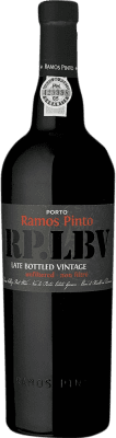 29,95 € 免费送货 | 甜酒 Ramos Pinto LBV Unfiltered I.G. Porto 葡萄牙 Sousón, Touriga Nacional, Tinta Roriz, Tinta Barroca 瓶子 75 cl