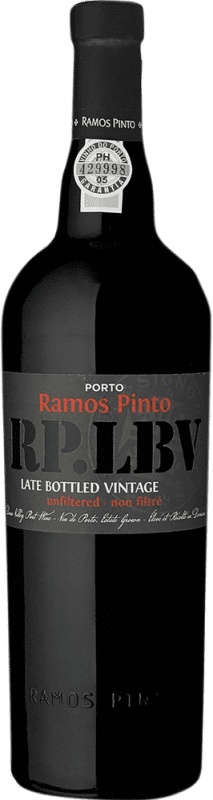 29,95 € Бесплатная доставка | Сладкое вино Ramos Pinto LBV Unfiltered I.G. Porto Португалия Sousón, Touriga Nacional, Tinta Roriz, Tinta Barroca бутылка 75 cl