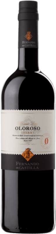 19,95 € Spedizione Gratuita | Vino fortificato Fernando de Castilla Classic Oloroso D.O. Jerez-Xérès-Sherry Andalusia Spagna Palomino Fino Bottiglia 75 cl