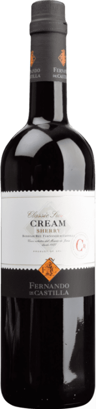 19,95 € Spedizione Gratuita | Vino fortificato Fernando de Castilla Classic Cream Spagna Palomino Fino, Pedro Ximénez Bottiglia 75 cl