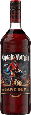19,95 € 免费送货 | 朗姆酒 Captain Morgan Dark Rum 牙买加 瓶子 1 L