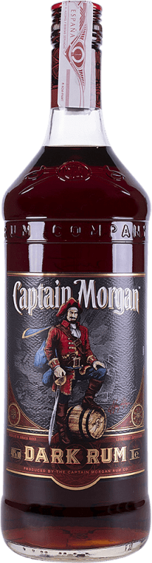 19,95 € Бесплатная доставка | Ром Captain Morgan Dark Rum Ямайка бутылка 1 L