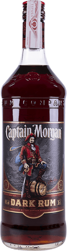 19,95 € Kostenloser Versand | Rum Captain Morgan Dark — Dunkel Jamaika 1 L