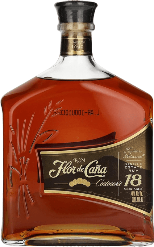 68,95 € 免费送货 | 朗姆酒 Flor de Caña Legacy 限量版 尼加拉瓜 18 岁 1 L