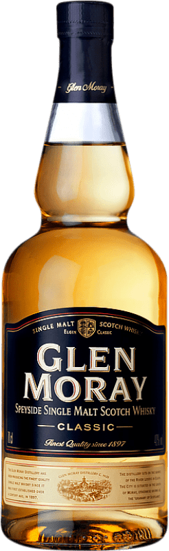 25,95 € Envio grátis | Whisky Single Malt Glen Moray Classic Escócia Reino Unido Garrafa 70 cl