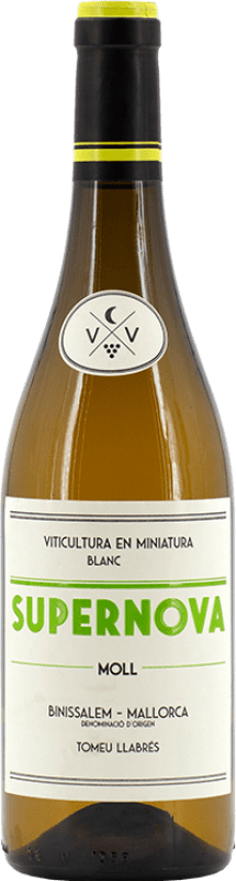 19,95 € Spedizione Gratuita | Vino bianco Ca'n Verdura Supernova Moll Crianza I.G.P. Vi de la Terra de Mallorca Maiorca Spagna Bottiglia 75 cl