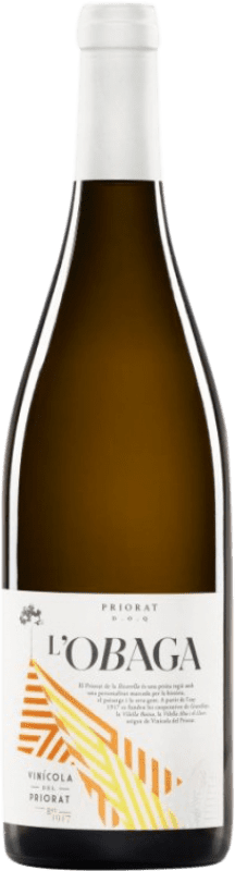 15,95 € Spedizione Gratuita | Vino Bianco Vinícola del Priorat L'Obaga Blanc de Negres D.O.Ca. Priorat Catalogna Spagna Garnacha — Grenache Bottiglia 75 cl
