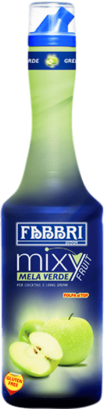 22,95 € Бесплатная доставка | Schnapp Fabbri Mixyfruit Purée de Manzana Verde Mela Италия бутылка 1 L Без алкоголя