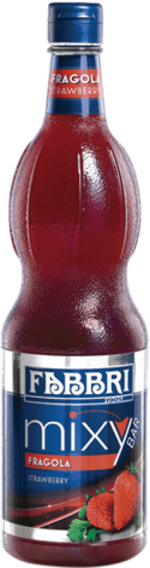 16,95 € 免费送货 | Schnapp Fabbri Mixybar Jarabe de Fresa Fragola Strawberry 意大利 瓶子 1 L 不含酒精