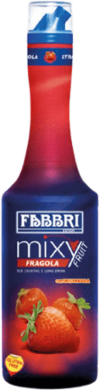 21,95 € Envio grátis | Puré de Fruta para Cocktail Fabbri Mixyfruit Itália 1 L Fragola — Morango Sem Álcool