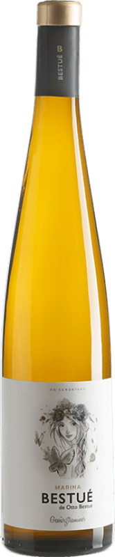 11,95 € Envío gratis | Vino Blanco Otto Bestué Marina D.O. Somontano Aragón España Gewürztraminer 75 cl