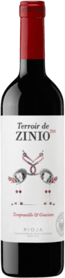 10,95 € Envío gratis | Vino tinto Patrocinio Zinio 200 Tempranillo & Graciano D.O.Ca. Rioja La Rioja España Tempranillo, Graciano Botella 75 cl