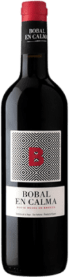 6,95 € Spedizione Gratuita | Vino Rosso Dominio de la Vega En Calma Crianza — Invecchiato in Botte D.O. Utiel-Requena Comunità Valenciana Spagna Bobal Bottiglia 75 cl