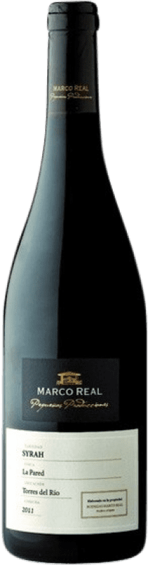 9,95 € Kostenloser Versand | Rotwein Marco Real D.O. Navarra Navarra Spanien Syrah Flasche 75 cl