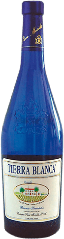 4,95 € 免费送货 | 白酒 Páez Morilla Tierra Blanca 半干半甜 年轻的 I.G.P. Vino de la Tierra de Cádiz 安达卢西亚 西班牙 Palomino Fino, Riesling 瓶子 75 cl