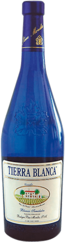 4,95 € Spedizione Gratuita | Vino Bianco Páez Morilla Tierra Blanca Semiseco — Semisecco Giovane I.G.P. Vino de la Tierra de Cádiz Andalusia Spagna Palomino Fino, Riesling Bottiglia 75 cl