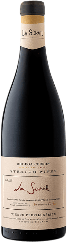 23,95 € Kostenloser Versand | Rotwein Cerrón Stratum Wines La Servil D.O. Jumilla Region von Murcia Spanien Monastel de Rioja Flasche 75 cl