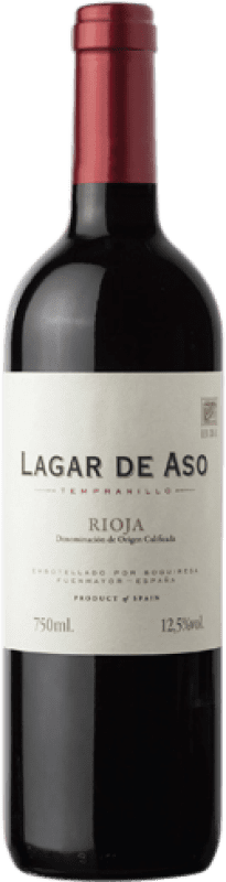 3,95 € Envio grátis | Vinho tinto Lagar de Aso Jovem D.O.Ca. Rioja La Rioja Espanha Tempranillo Garrafa 75 cl