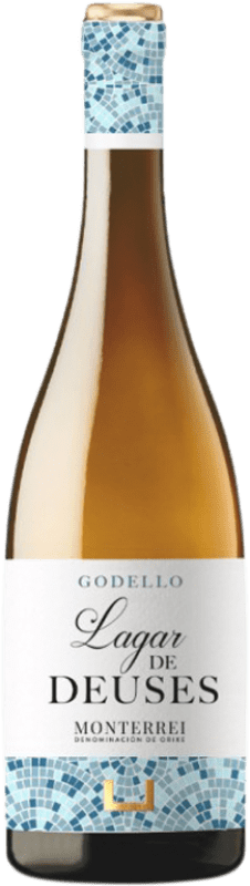 8,95 € 免费送货 | 白酒 Lagar de Deuses 年轻的 D.O. Monterrei 加利西亚 西班牙 Godello 瓶子 75 cl