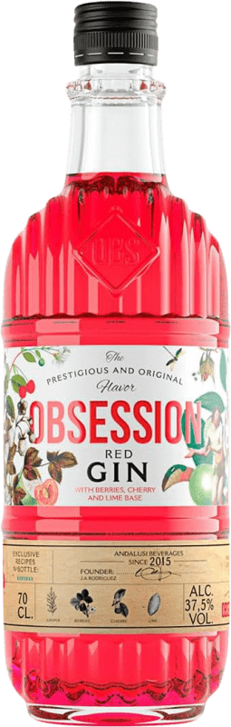 19,95 € Envio grátis | Gin Andalusí Obsession Red França Garrafa 70 cl