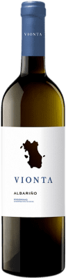 13,95 € Envoi gratuit | Vin blanc Vionta D.O. Rías Baixas Galice Espagne Albariño Bouteille 75 cl
