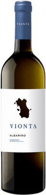 14,95 € Spedizione Gratuita | Vino bianco Vionta D.O. Rías Baixas Galizia Spagna Albariño Bottiglia 75 cl