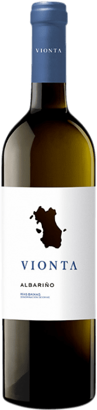 12,95 € Бесплатная доставка | Белое вино Vionta D.O. Rías Baixas Галисия Испания Albariño бутылка 75 cl