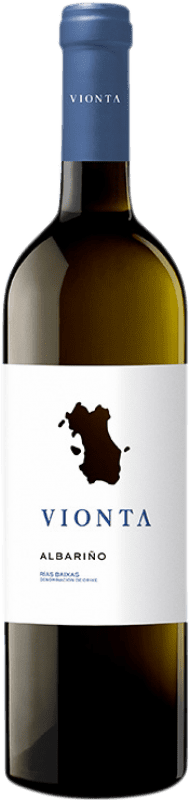 14,95 € Spedizione Gratuita | Vino bianco Vionta D.O. Rías Baixas Galizia Spagna Albariño Bottiglia 75 cl