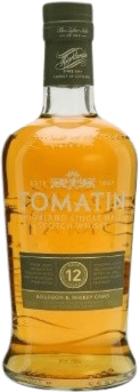 52,95 € Spedizione Gratuita | Whisky Single Malt Tomatin Scozia Regno Unito 12 Anni 1 L